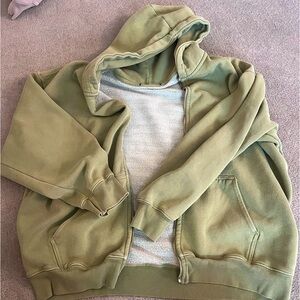 green brandy zip up